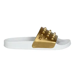 Franco White Slides - Metallic Jelly