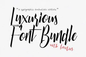 Free Luxurious Font Bundle Lite Version