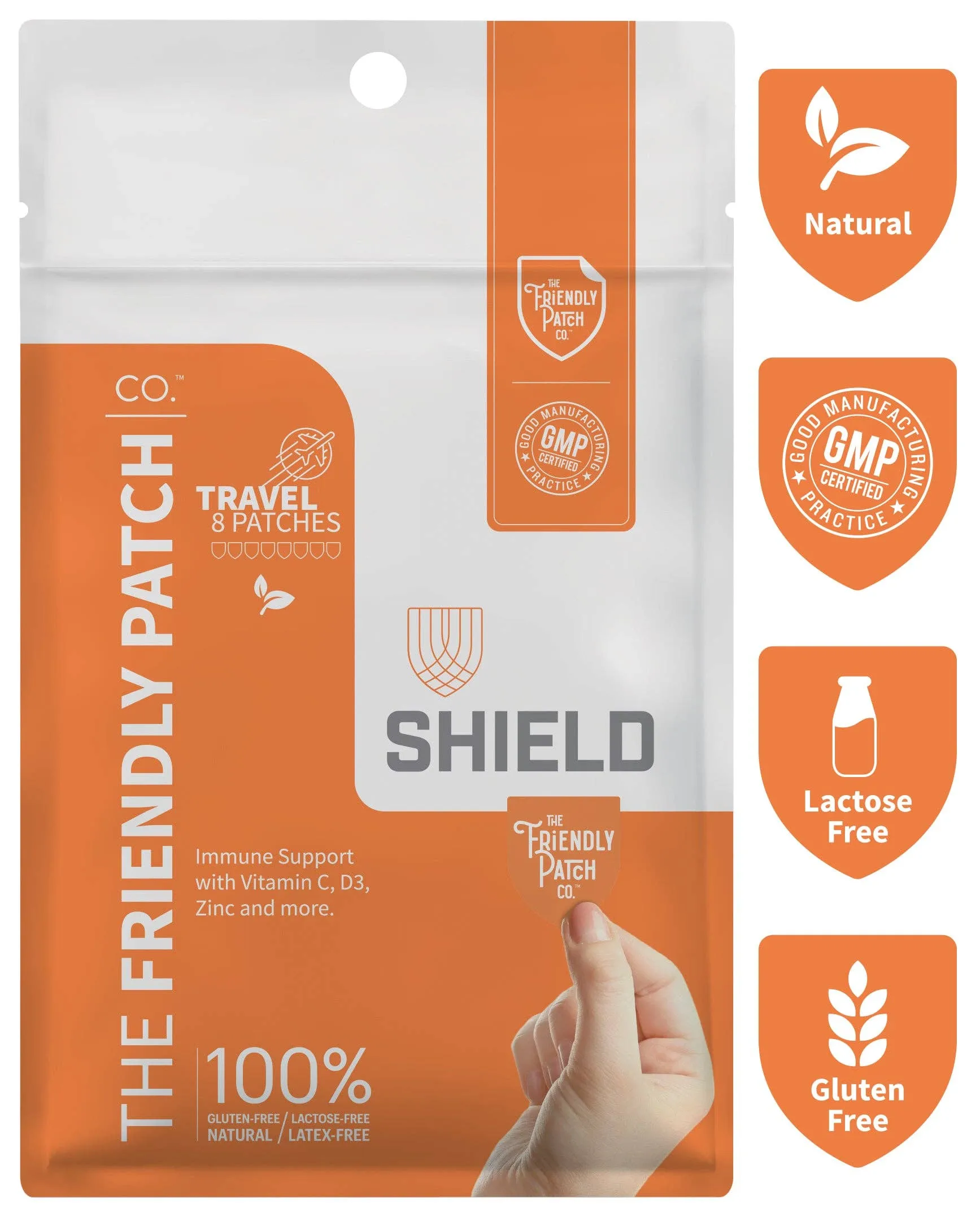 Friendly Patch CO - Shield Immune Patch - travel pack