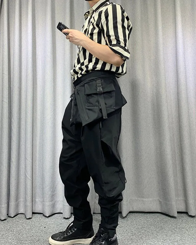 Functional Japanese Apron Chest Sling Bag