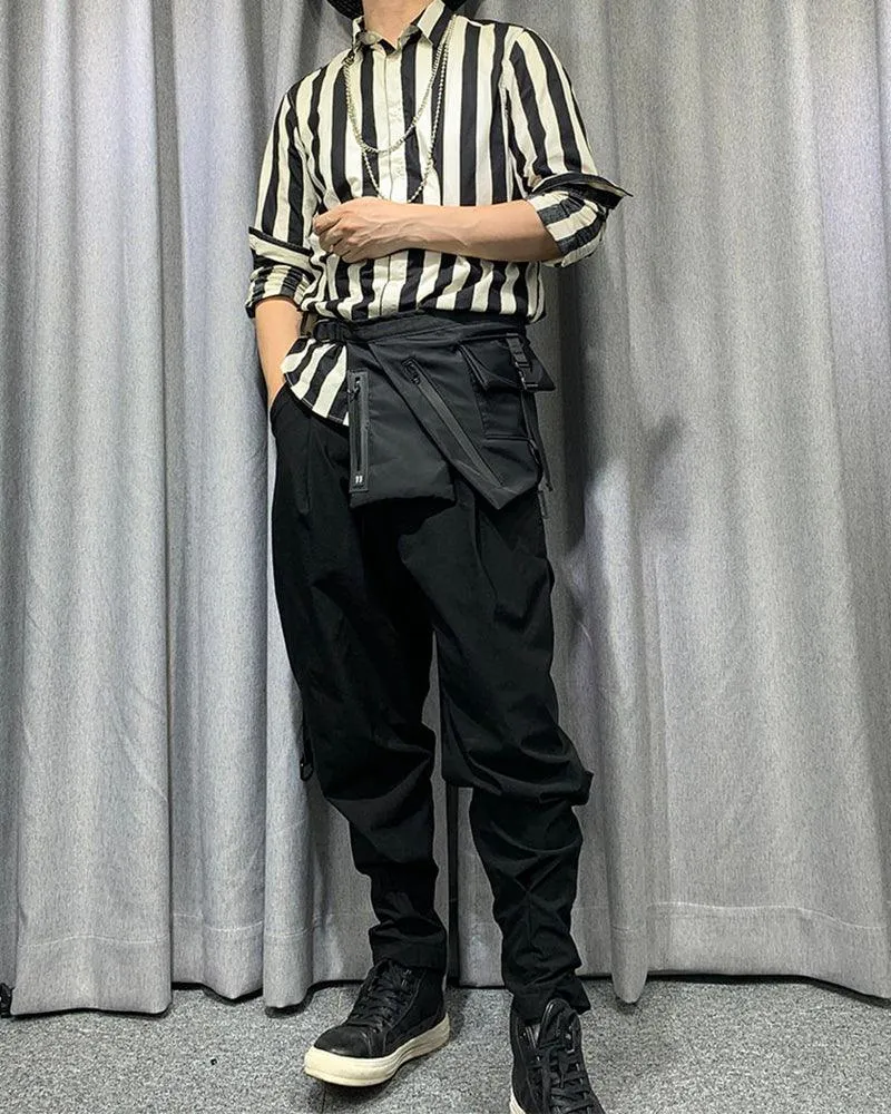 Functional Japanese Apron Chest Sling Bag