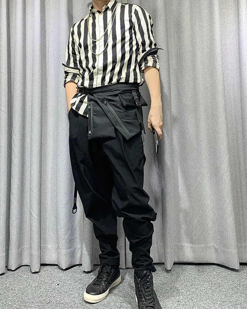 Functional Japanese Apron Chest Sling Bag