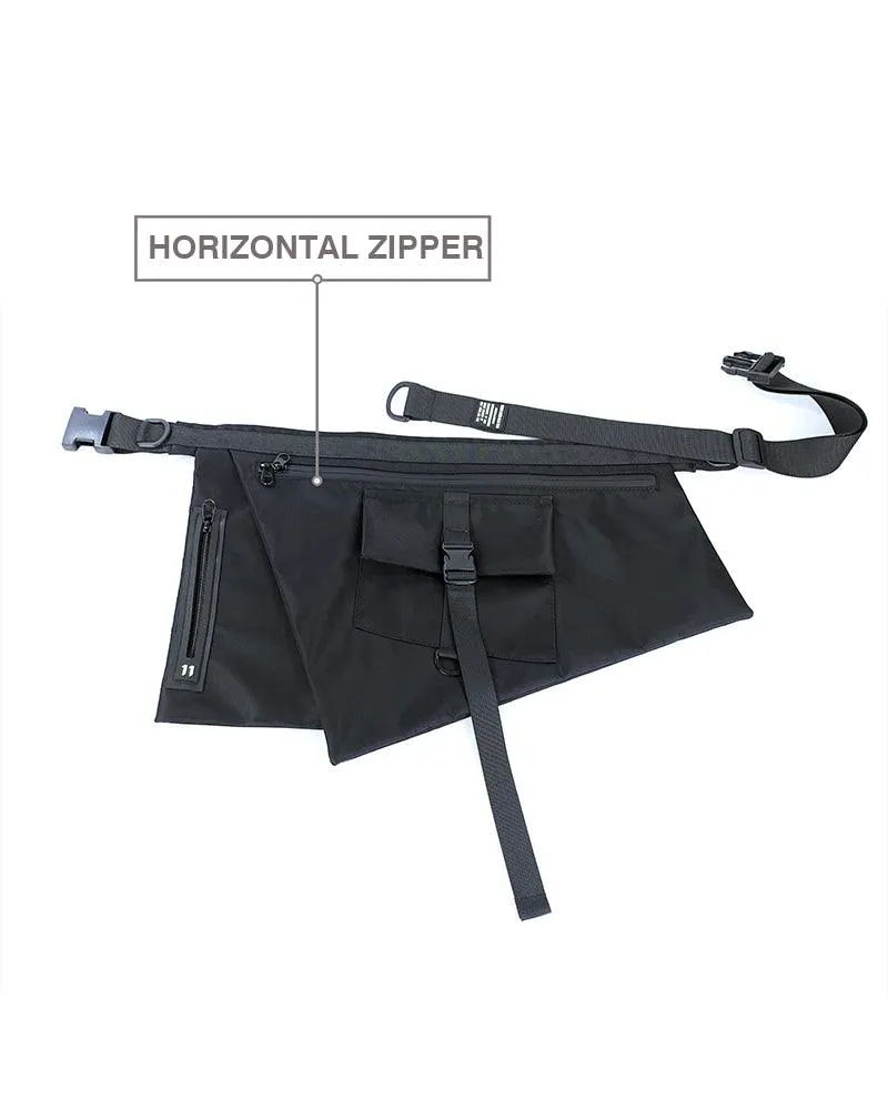 Functional Japanese Apron Chest Sling Bag