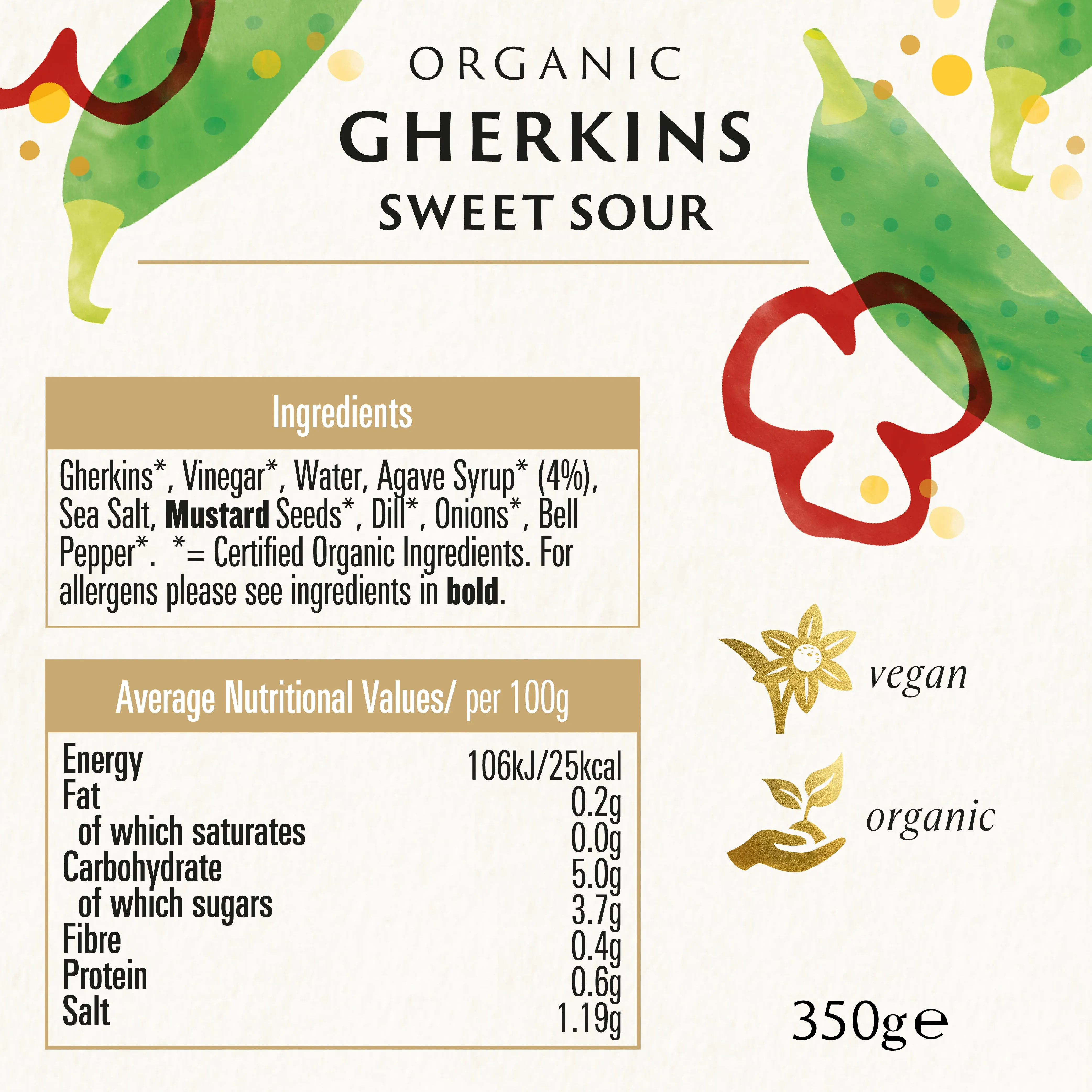 GHERKINS - 350g