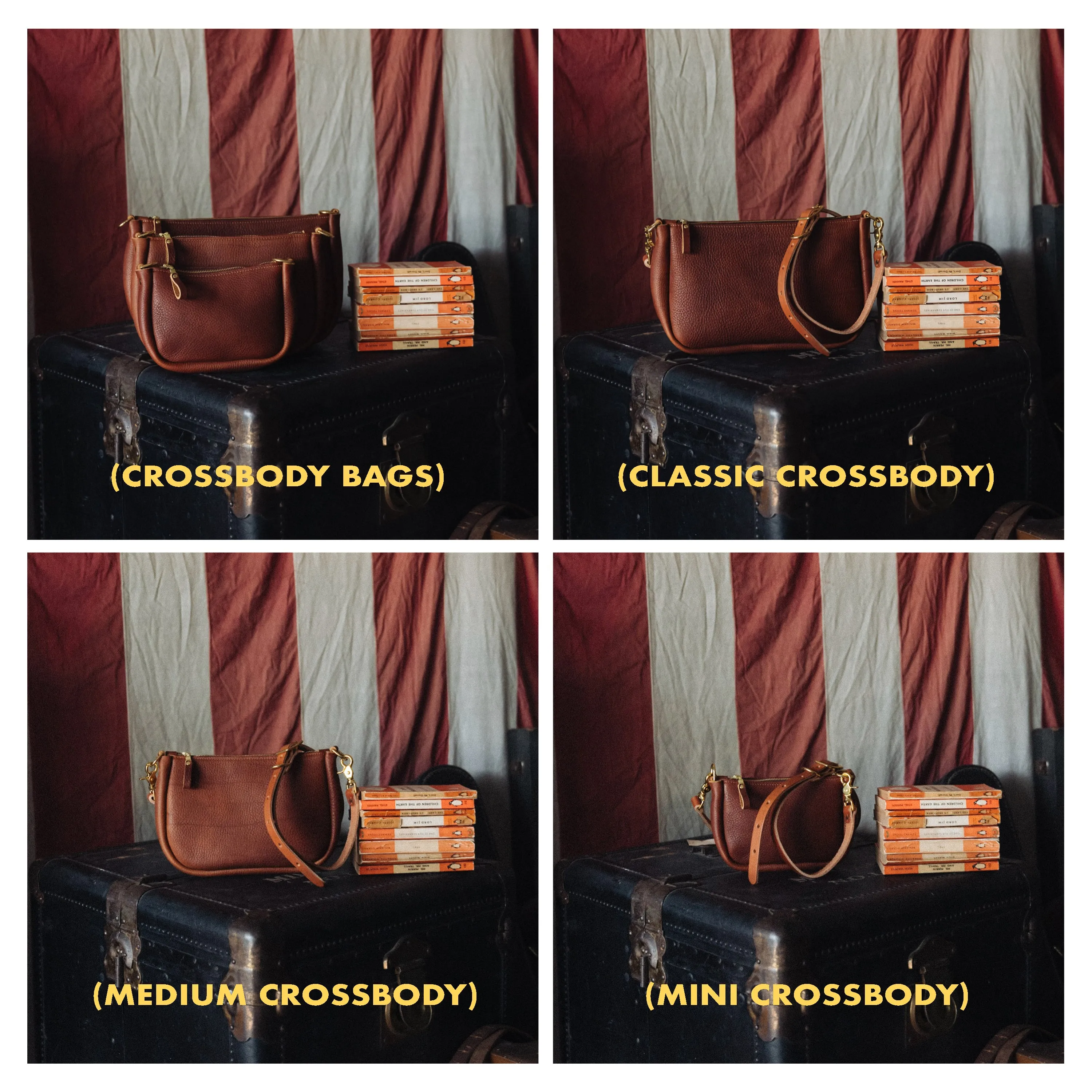 Glossy Purple Medium Crossbody Bag Bundle