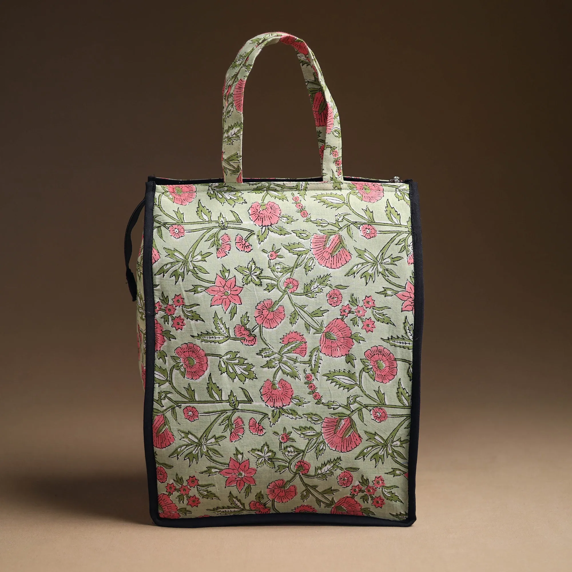 Green - Handcrafted Cotton Shopping Bag 08