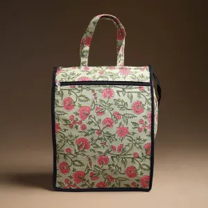 Green - Handcrafted Cotton Shopping Bag 08