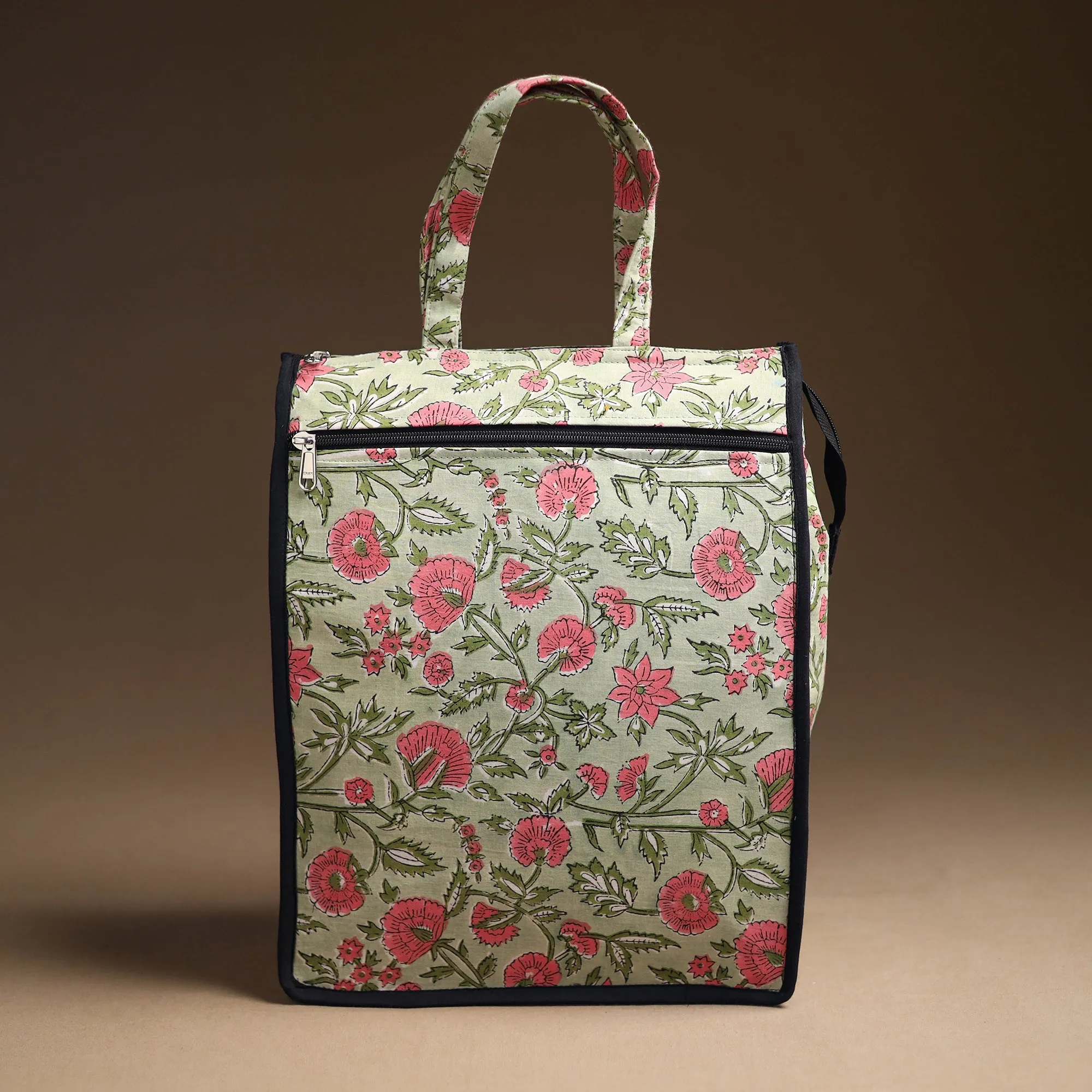 Green - Handcrafted Cotton Shopping Bag 08