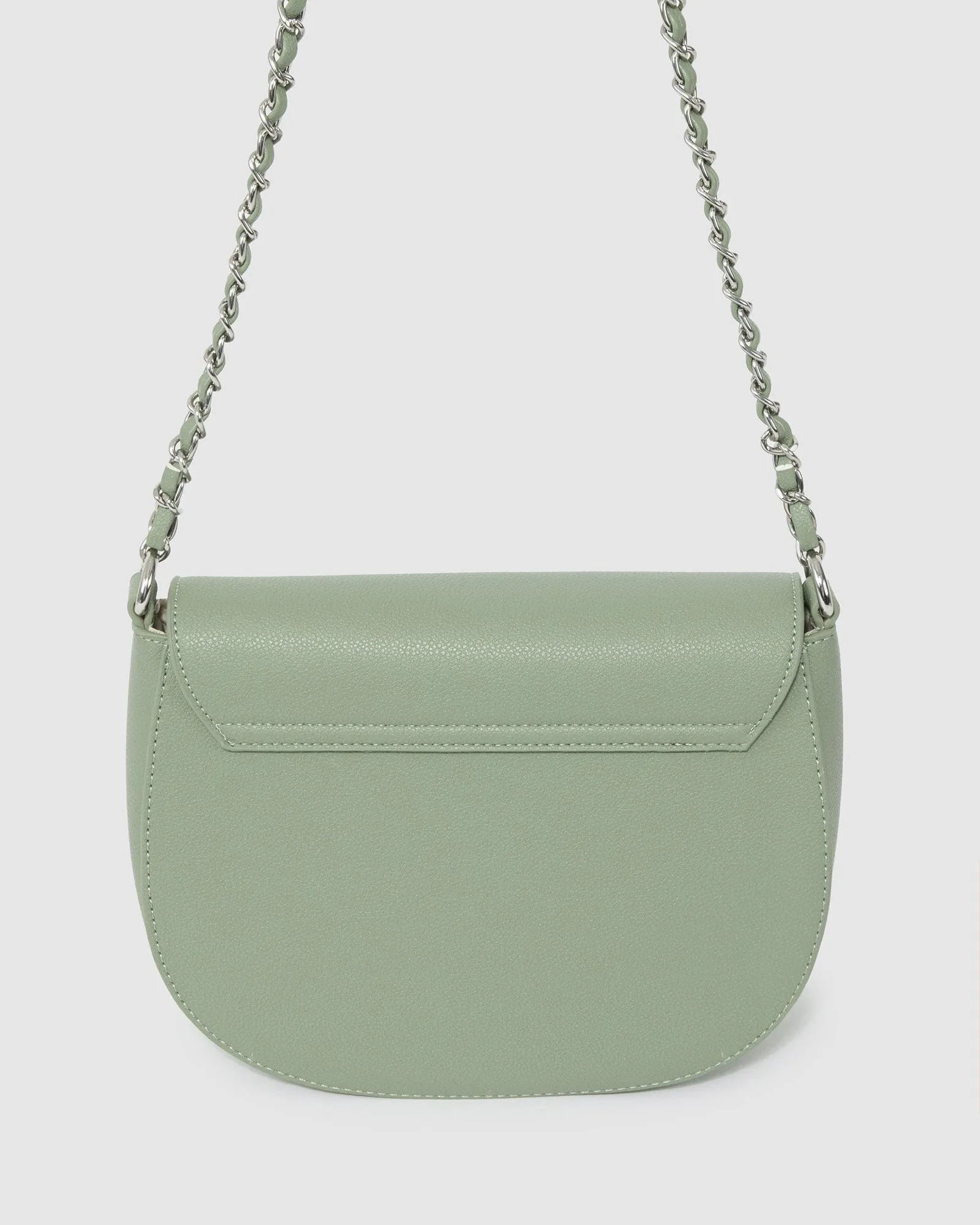 Green Sadie Saddle Bag