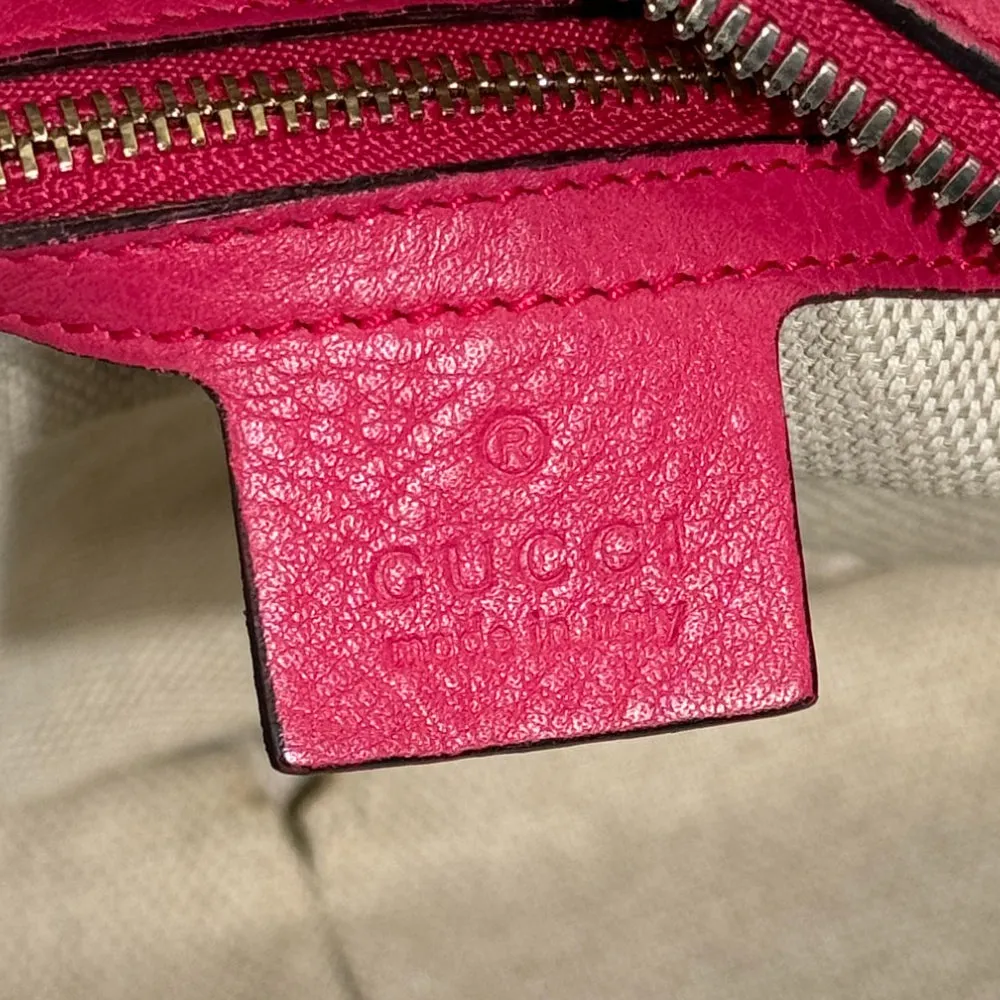 GUCCI Soho Disco Pink Shoulder Bag LHQ289