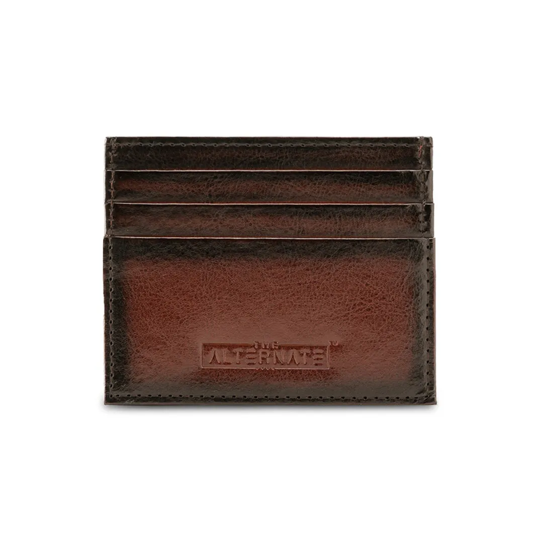 HAND PAINTED CARDHOLDER-CHERRY