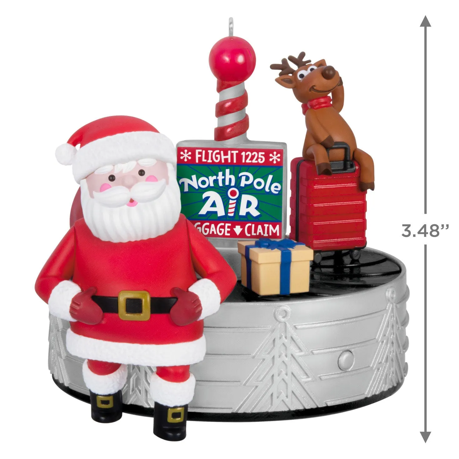 Ho-Ho-Holiday Travel With Light, Sound & Motion — 2024 Hallmark Keepsake Christmas Ornament