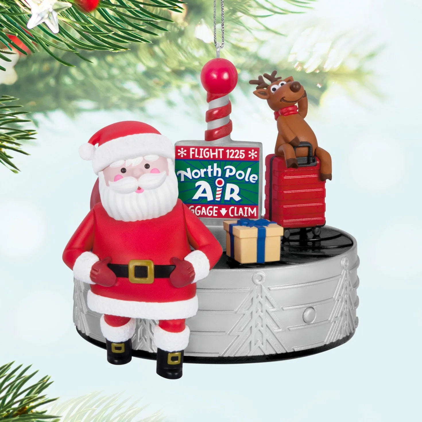 Ho-Ho-Holiday Travel With Light, Sound & Motion — 2024 Hallmark Keepsake Christmas Ornament