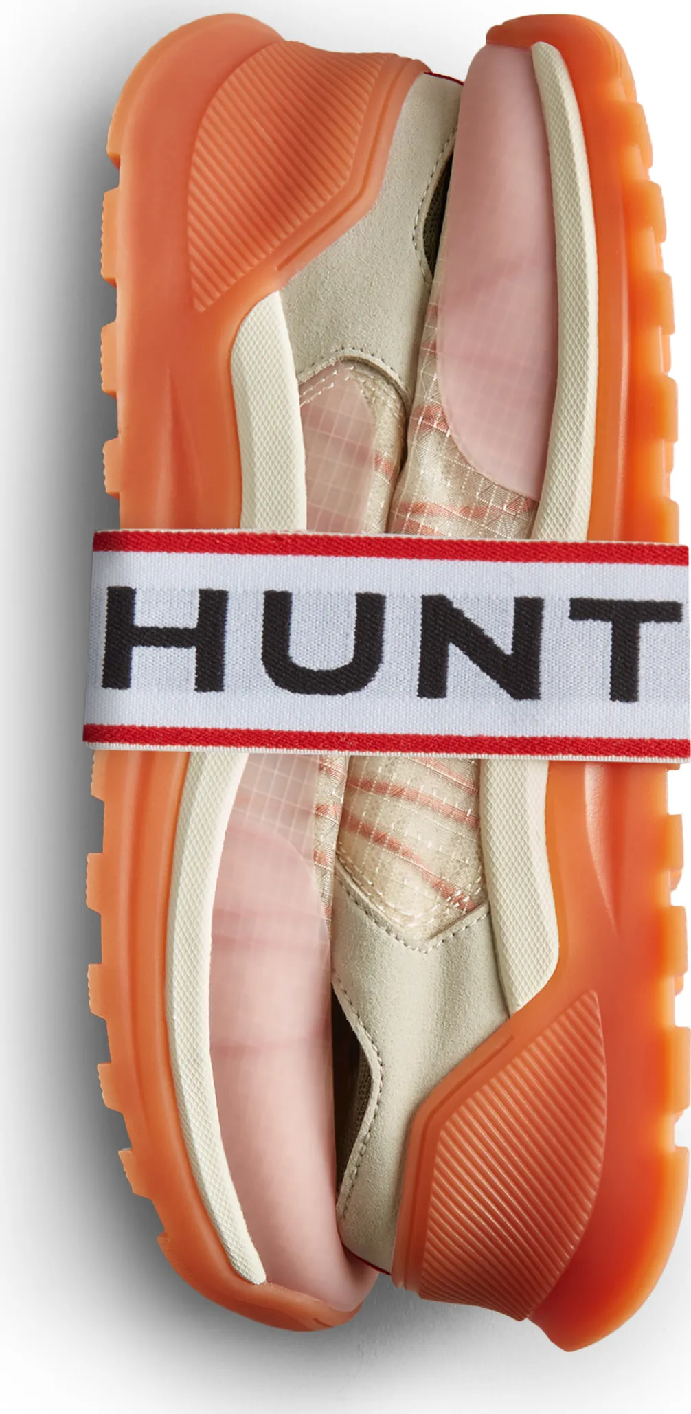 HUNTER Women&#x27;s Travel Trainer Shaded White/Lichen Green/Skimming Stone/Coral Shade | Buy HUNTER Women&#x27;s Travel Trainer Shaded White/Lichen Green/Skimming Stone/Coral Shade here | Outnorth