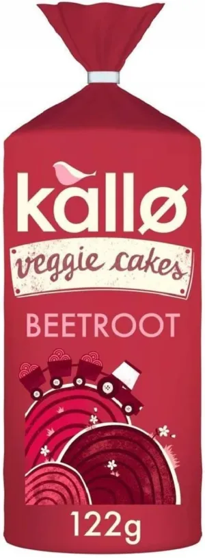 Kallo Beetroot & Balsamic Veggie Cakes 122g