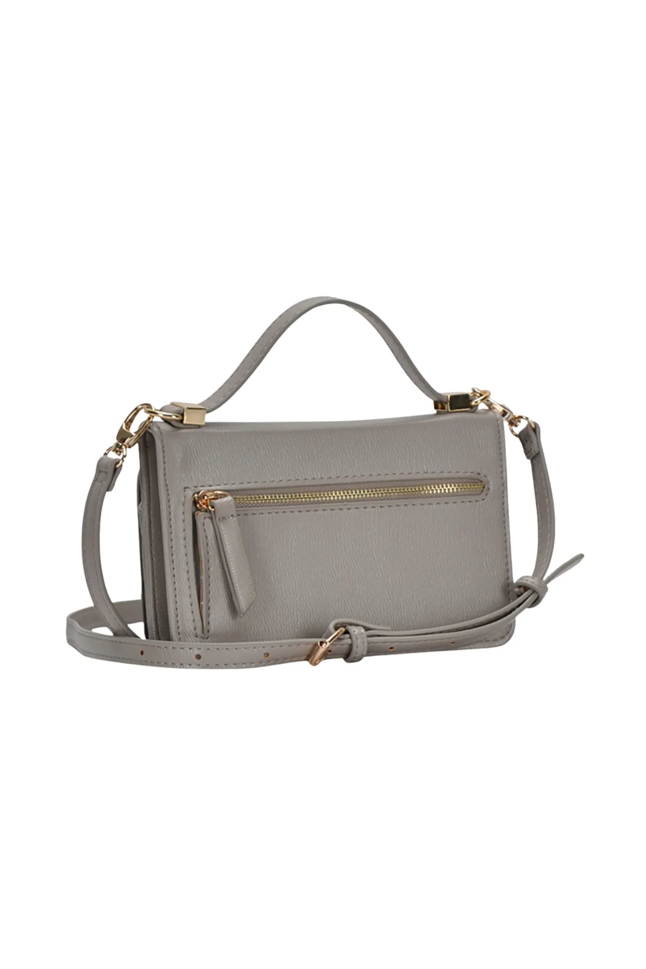 Kami Solid Rectangle Tote Crossbody Bag