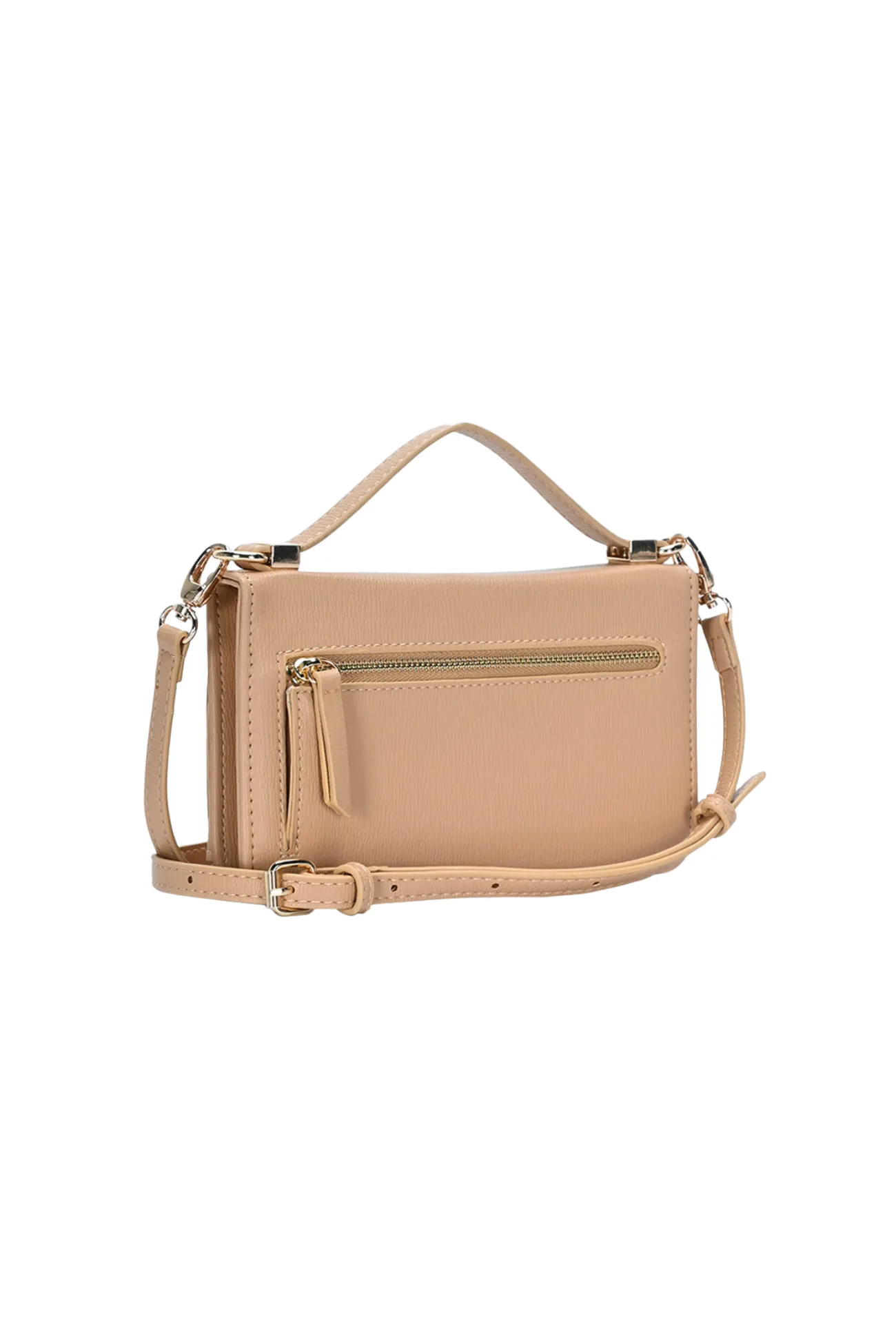 Kami Solid Rectangle Tote Crossbody Bag