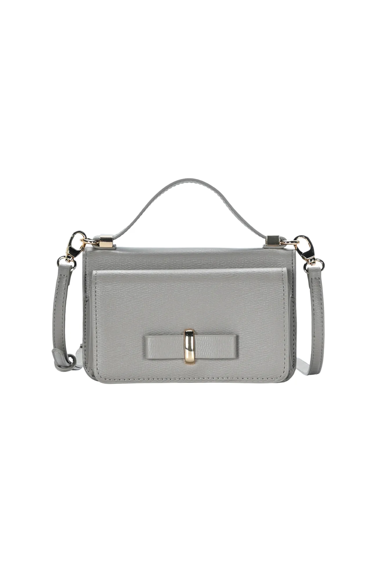 Kami Solid Rectangle Tote Crossbody Bag