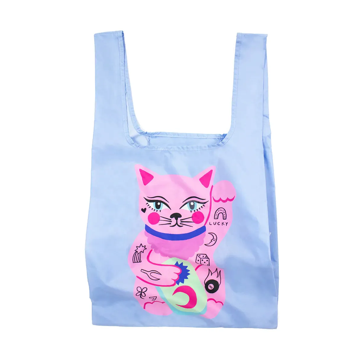 Kind Bag: Reusable Bag Collab Amy Hastings Lucky Cat