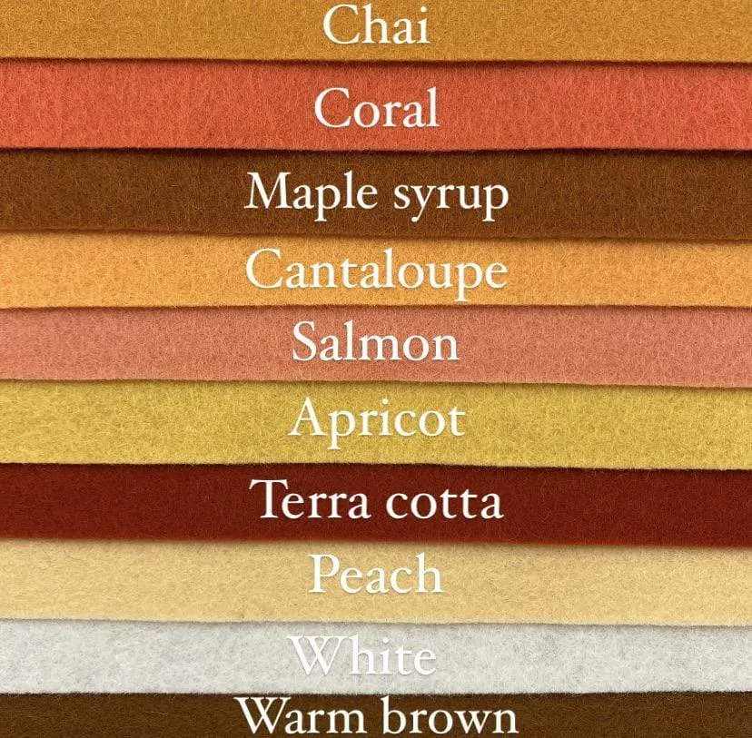 Large Wool Felt Roll - Savannah