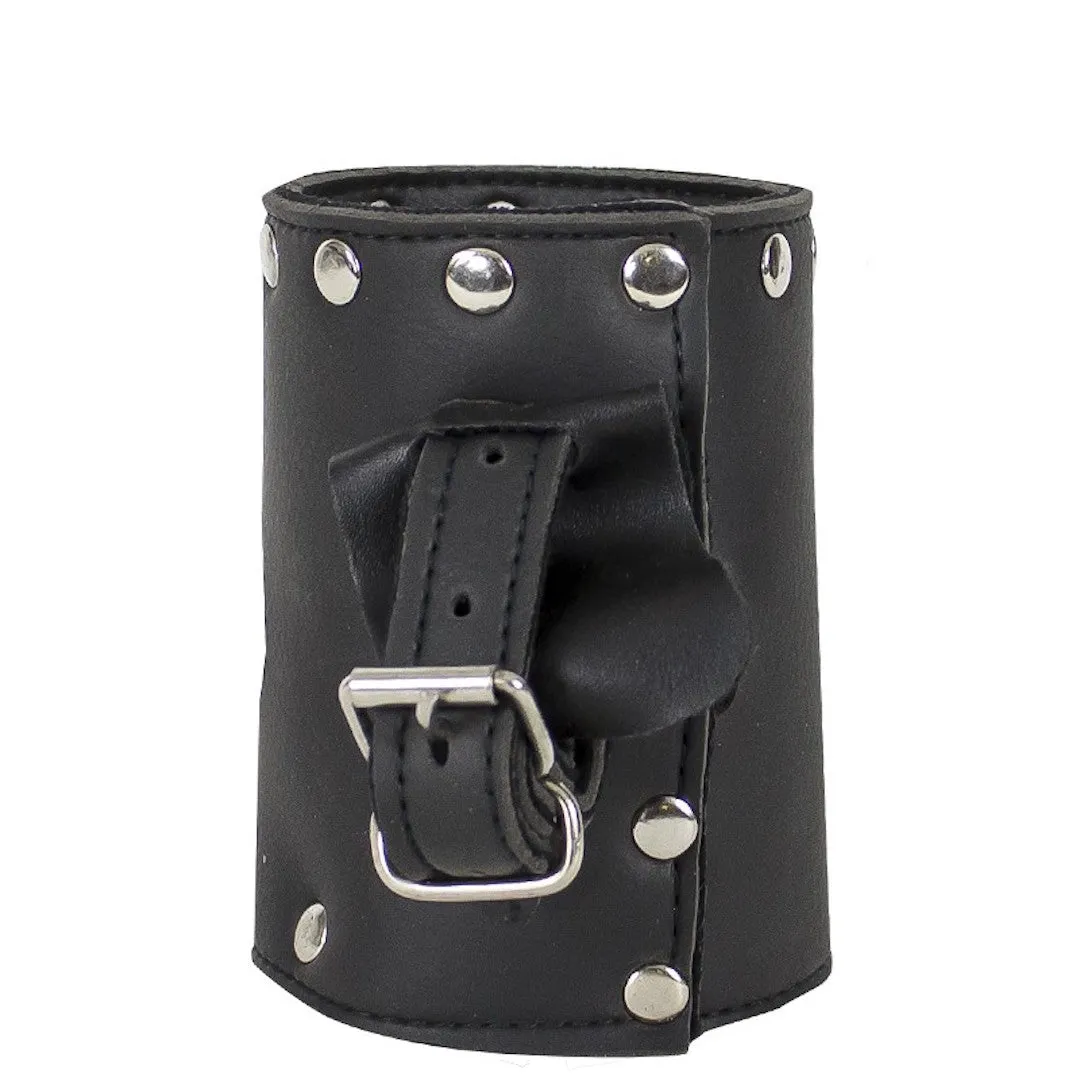 Leather Motorcycle Cup Holder With Studs Live To Ride Ride To Live