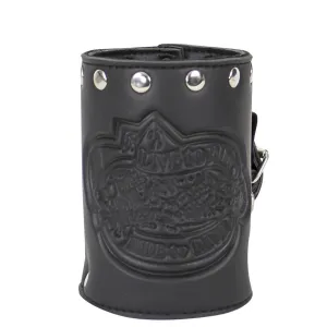 Leather Motorcycle Cup Holder With Studs Live To Ride Ride To Live