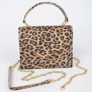 Leo Micro Suede Crossbody Bag: Beige