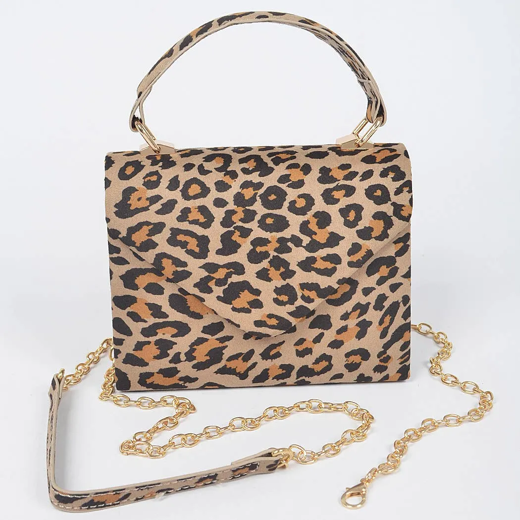 Leo Micro Suede Crossbody Bag: Beige