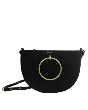 Limelight City Crescent Crossbody in Black