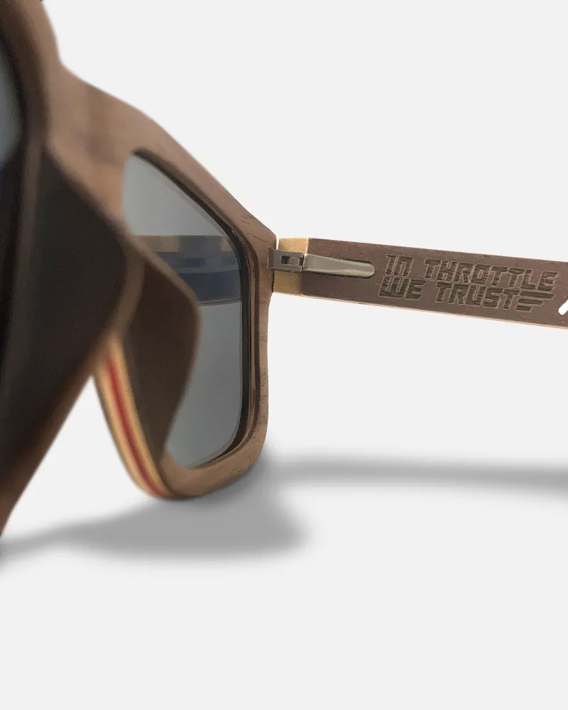LIMITED EDITION SUNGLASSES - WALNUT