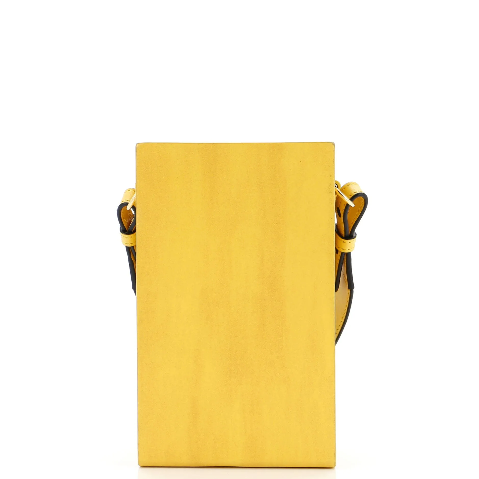 Logo Vertical Box Crossbody Bag Leather