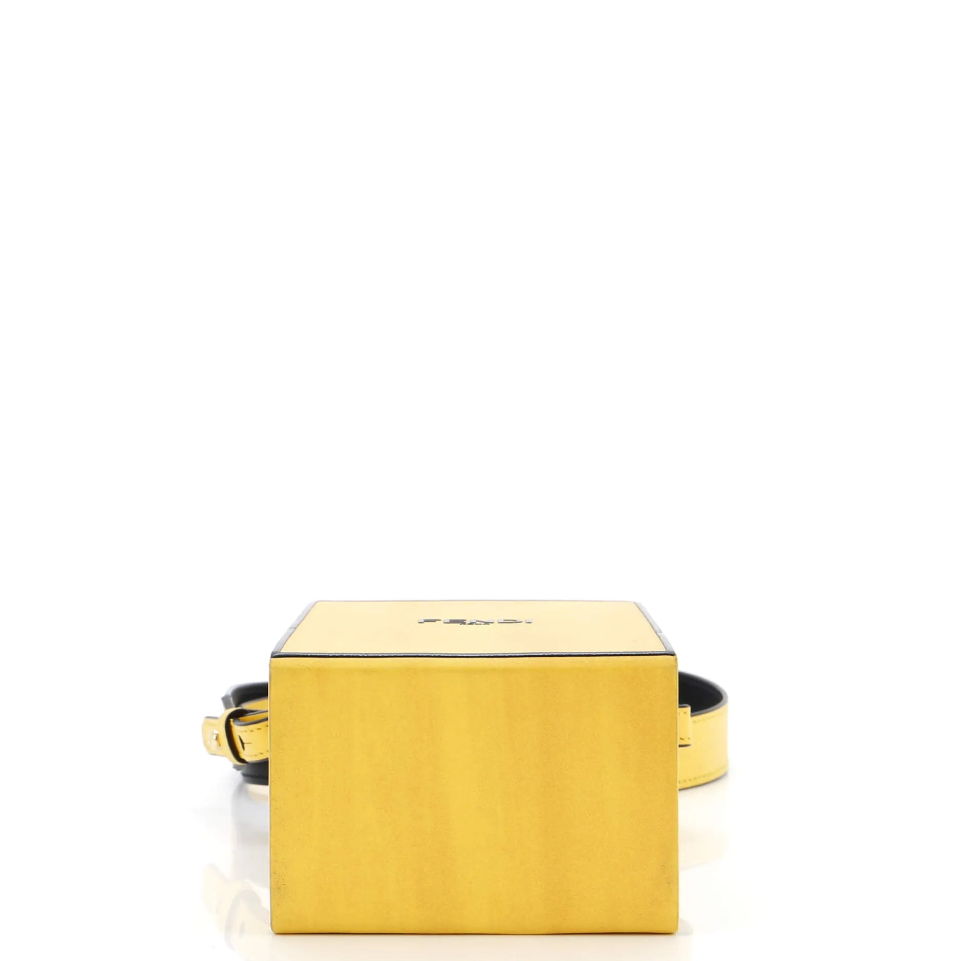 Logo Vertical Box Crossbody Bag Leather