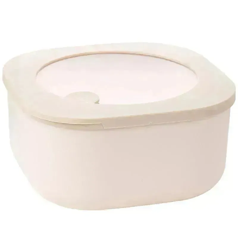 Lunch Box Plastic Refrigerator Storage Box Frozen Microwave Heating Lunch Box Sealed Lunch Box Fresh-keeping Box