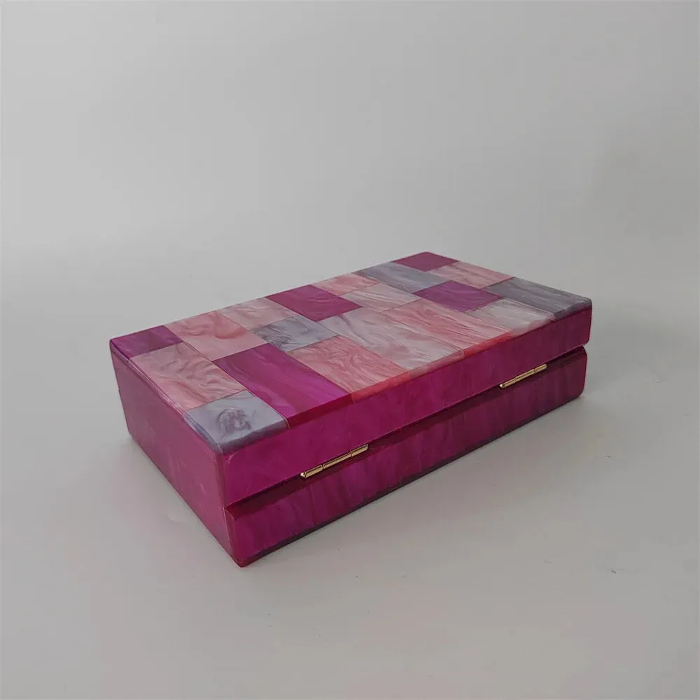 Lux Pearl Acrylic Evening Clutch