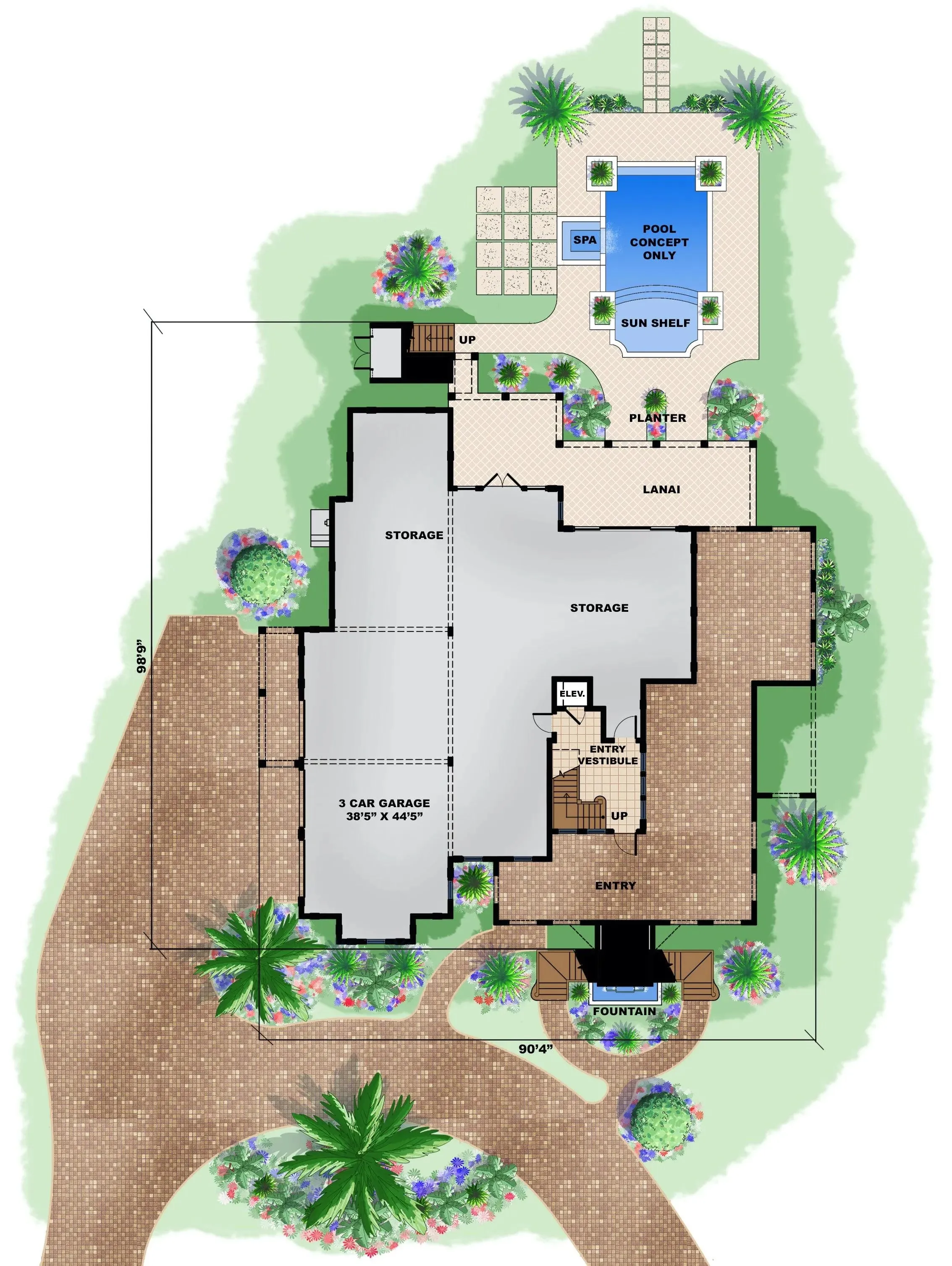 Luxurious Custom Home Plan with Expansive Living Spaces