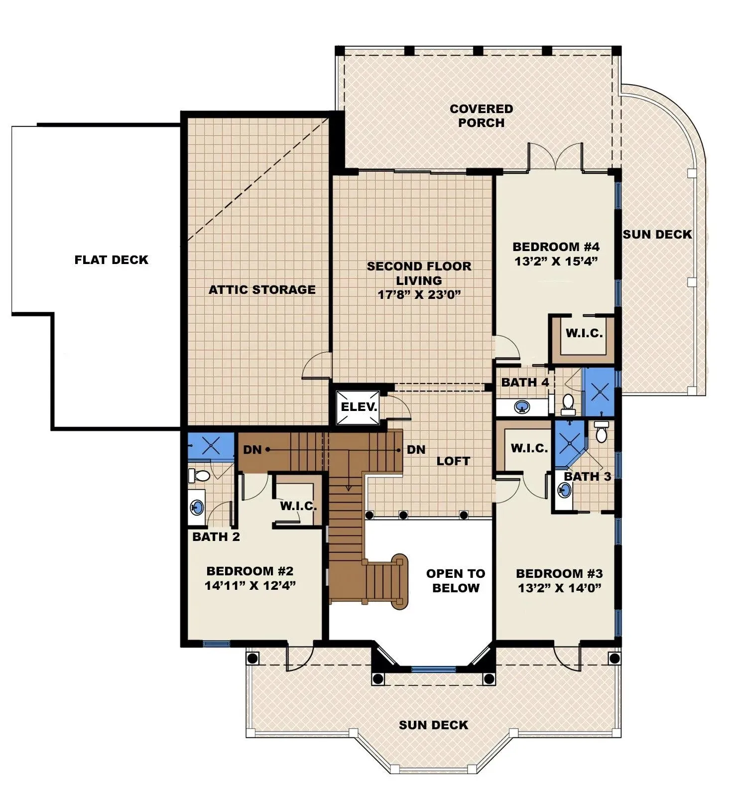 Luxurious Custom Home Plan with Expansive Living Spaces