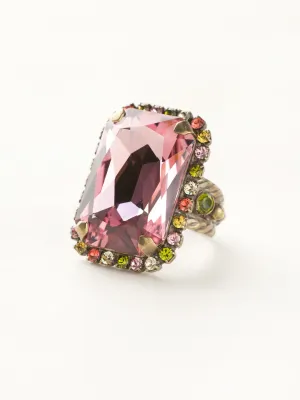 Luxurious Emerald-Cut Cocktail Ring - RBT69AGJF