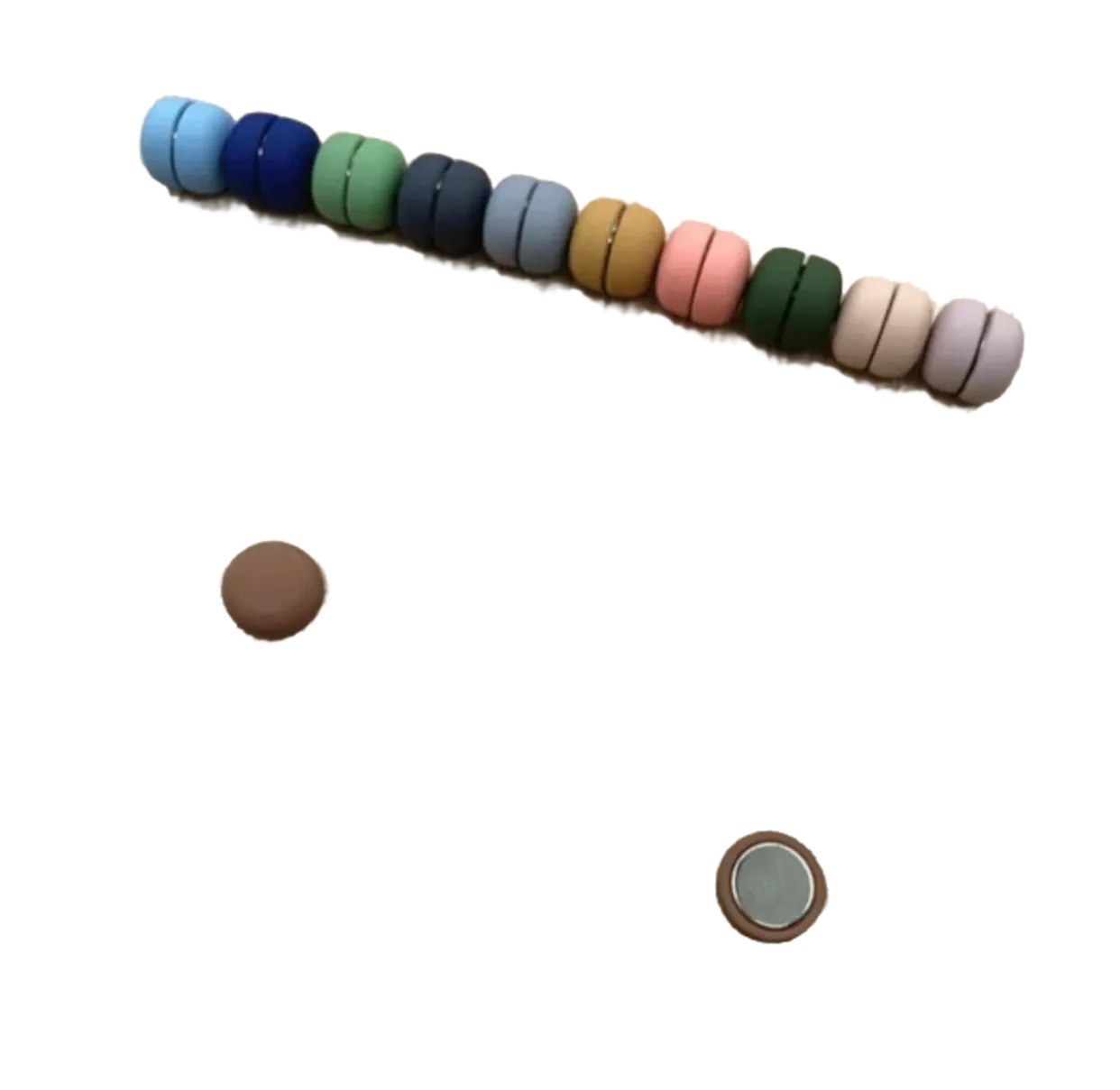 Luxurious Grey Magnetic Button
