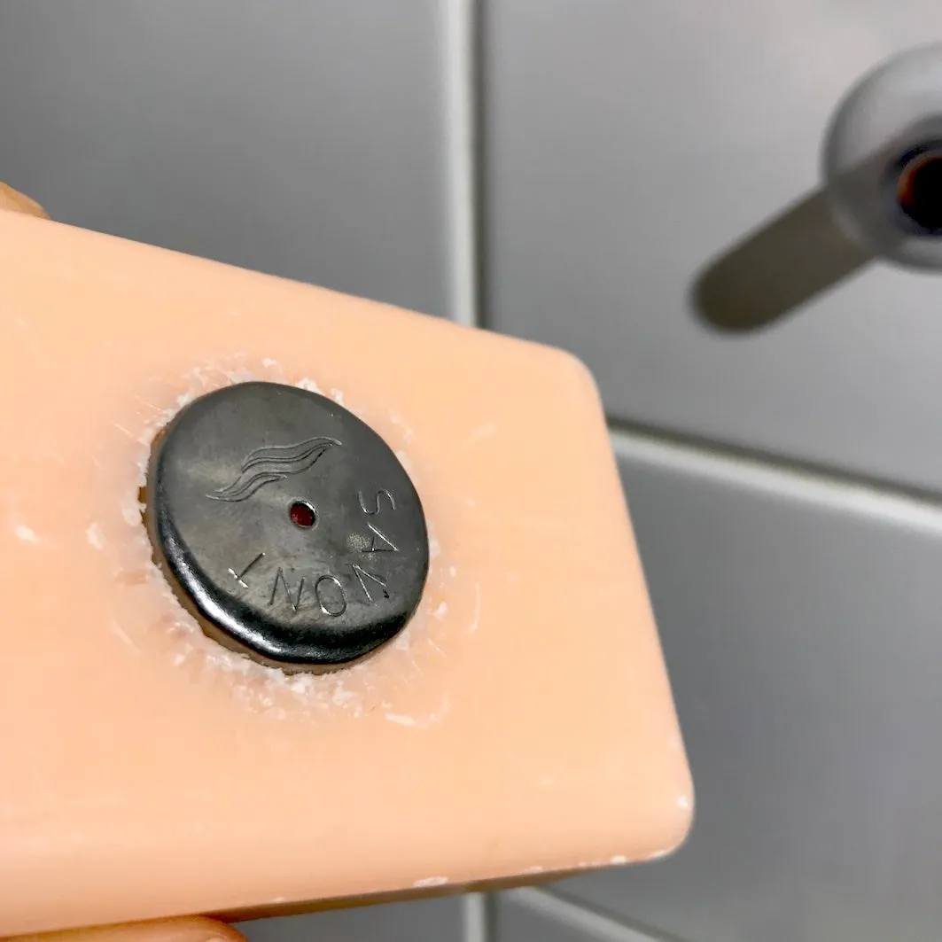 Magnetic soap holder