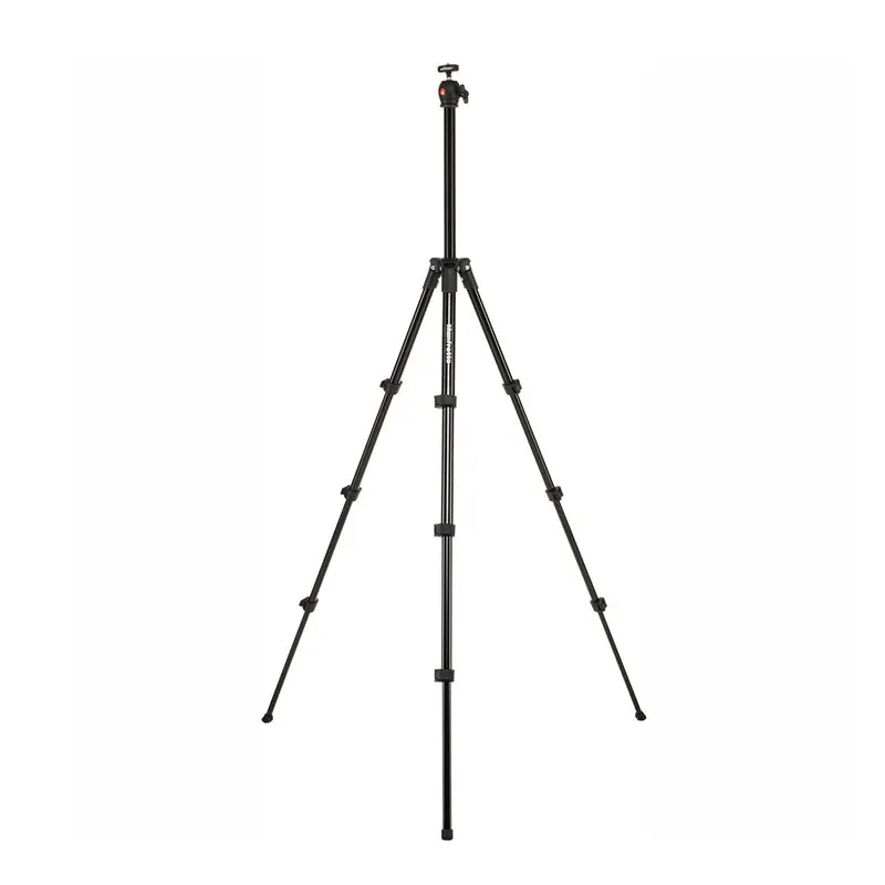 Manfrotto MKCOMPACTLT-BK Aluminum Compact Light 4-Section Tripod Kit with 1.9kg Load Capacity Ball Head (Black)