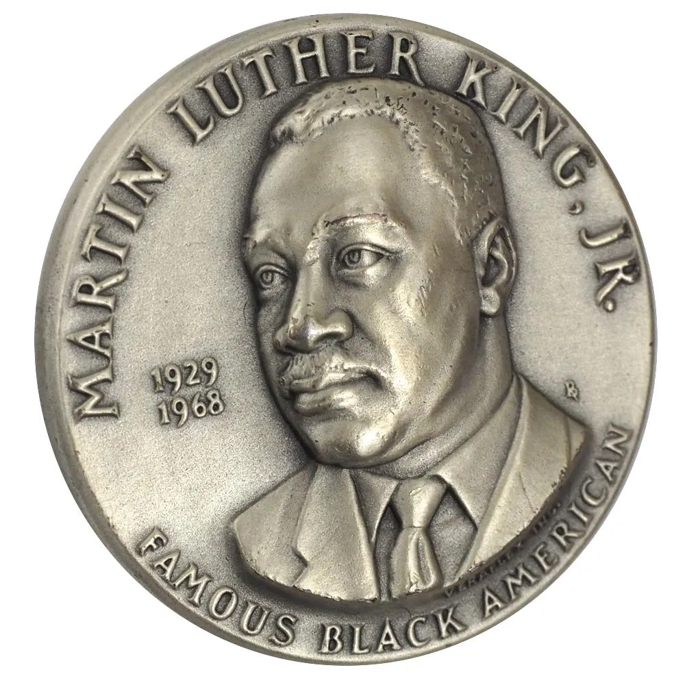 Medallic Art Co. Famous Black Americans 999  Pure Silver Medal Set