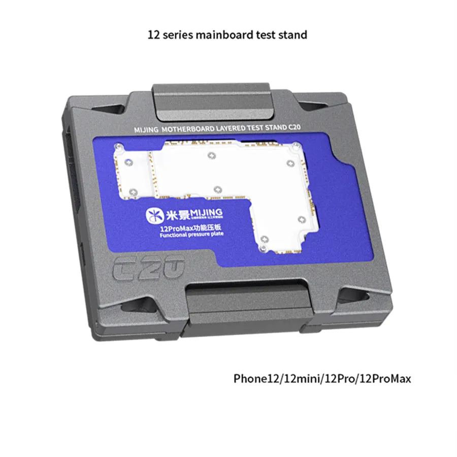 MiJing MJ C20 Motherboard Layered Test for IPhone 12/12mini/12Pro/12Pro Max Motherboard Function Diagnostic ISocket Fixture