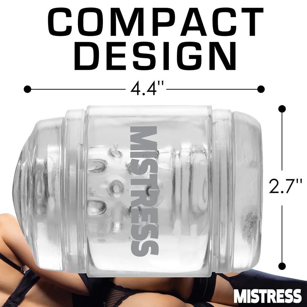 Mistress Double Shot Ass and Mouth Mini Masturbator Clear