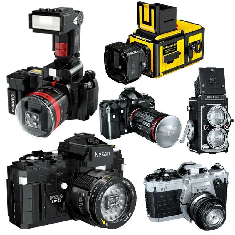 MOC Idea Digital Video Camera MINI Bricks Kids Toy