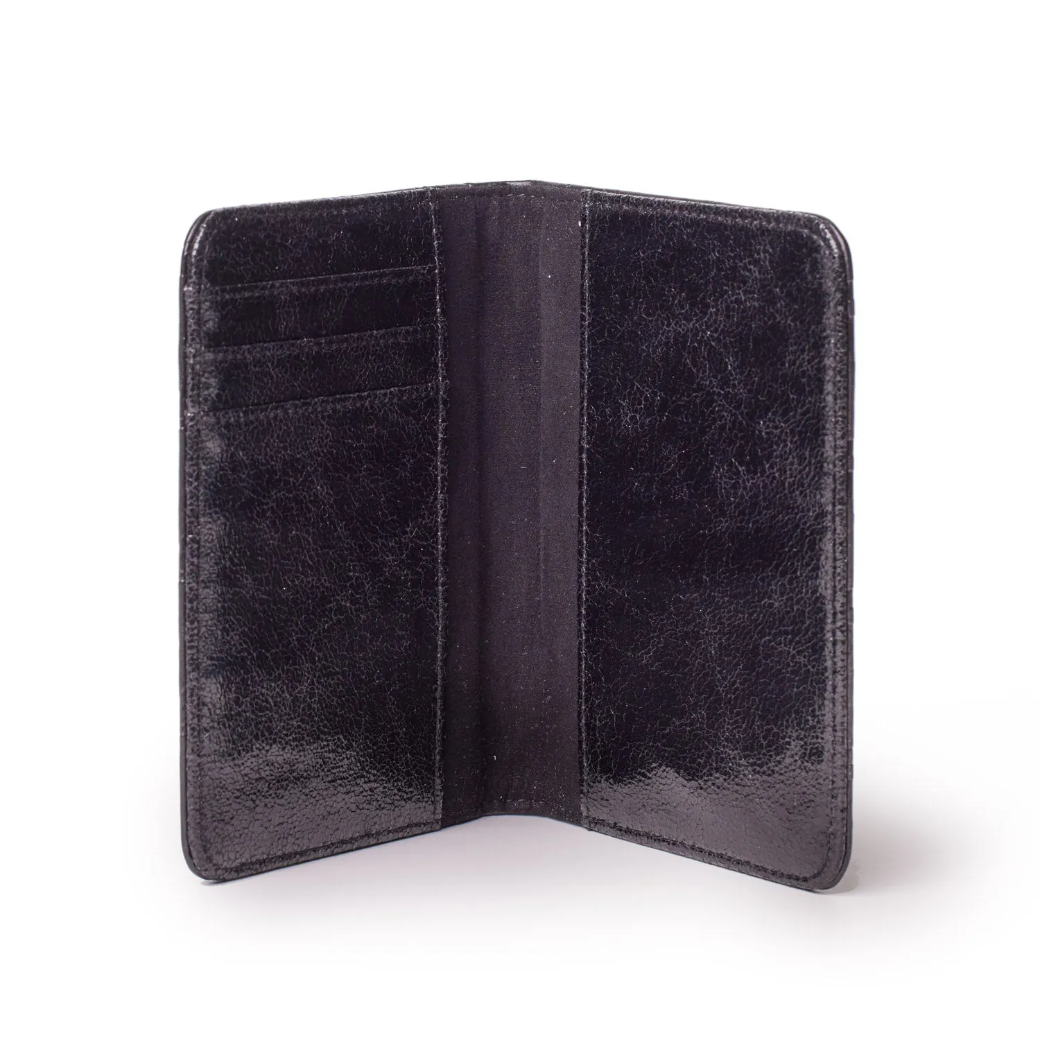 MONOGRAM PASSPORT HOLDER - BLACK