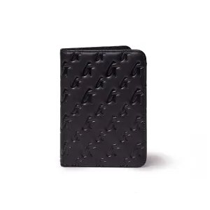 MONOGRAM PASSPORT HOLDER - BLACK