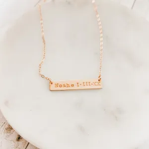 MOONLIGHT BAR NECKLACE