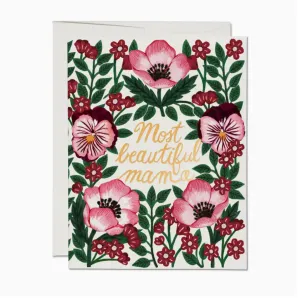 Most Beautiful Mama card