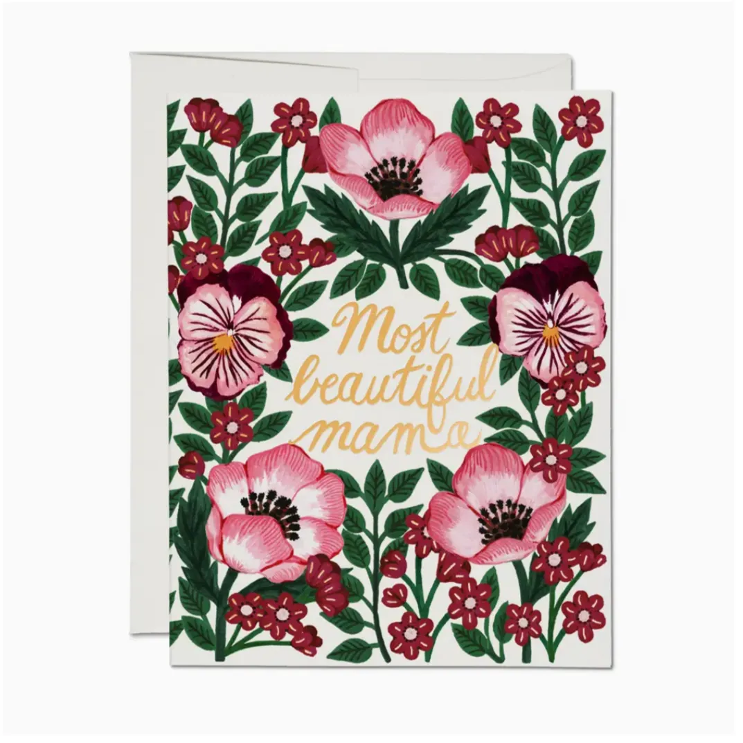 Most Beautiful Mama card