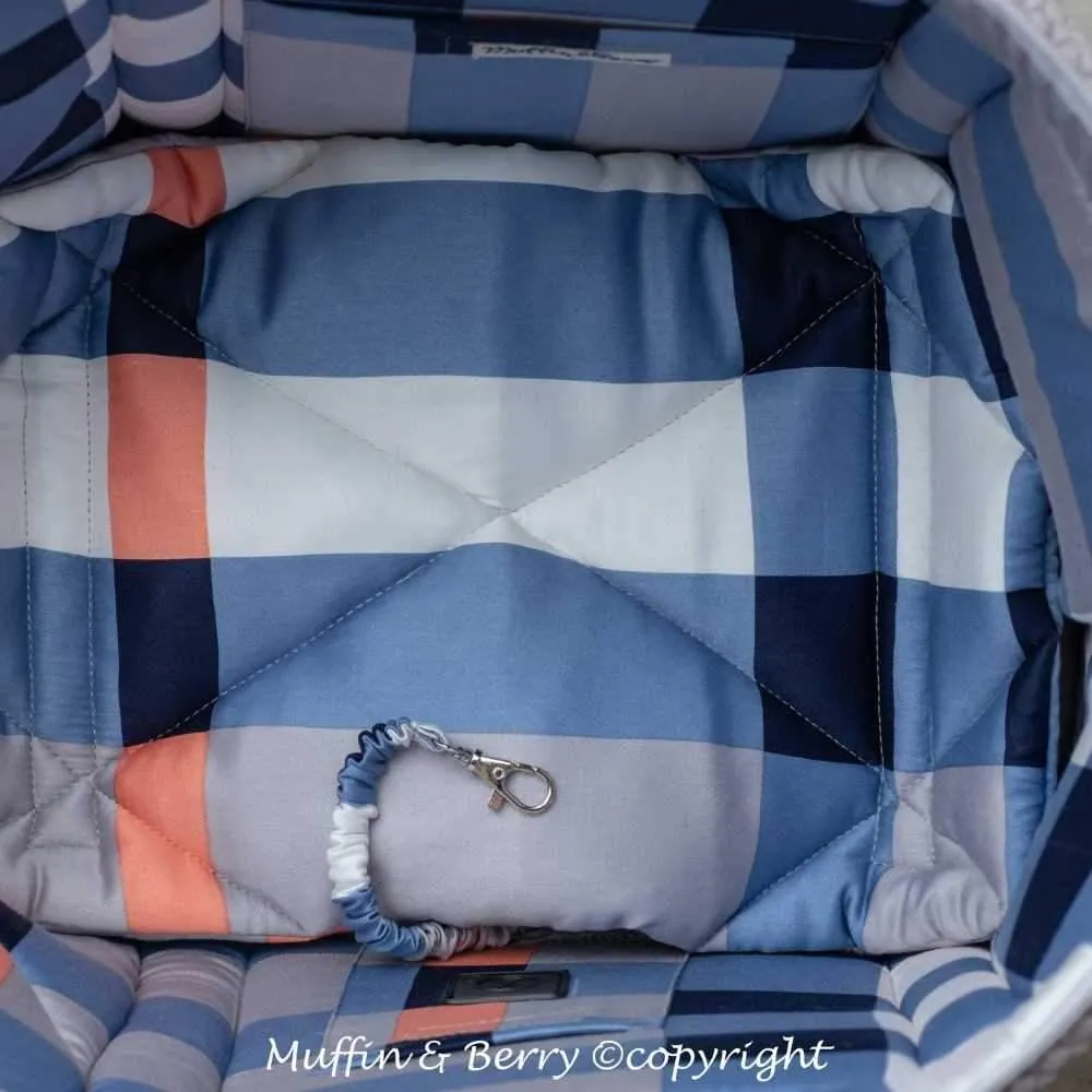 Muffin & Berry Soft Luxury Dog Carrier and Travel Bag - Santiago